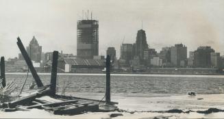 Toronto Skyline from Cherry Beach with T. D. Centre in centre