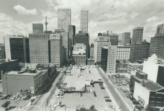 Image shows Harbour buildings.