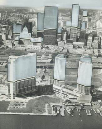 Image shows an aerial view of the Harbour.