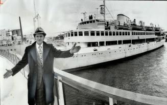 Outside. The 297-foot Yugoslavian-built Jadran is tied up at the foot of Yonge St., far from the warmer waters of the Adriatic Sea, where she used to (...)