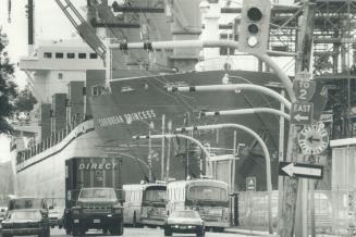 One big sweet load. The first sight one sees on approaching Queen's Quay East at the foot of Jarvis St. is the Caribbean Princess, a sugar ship fresh (...)