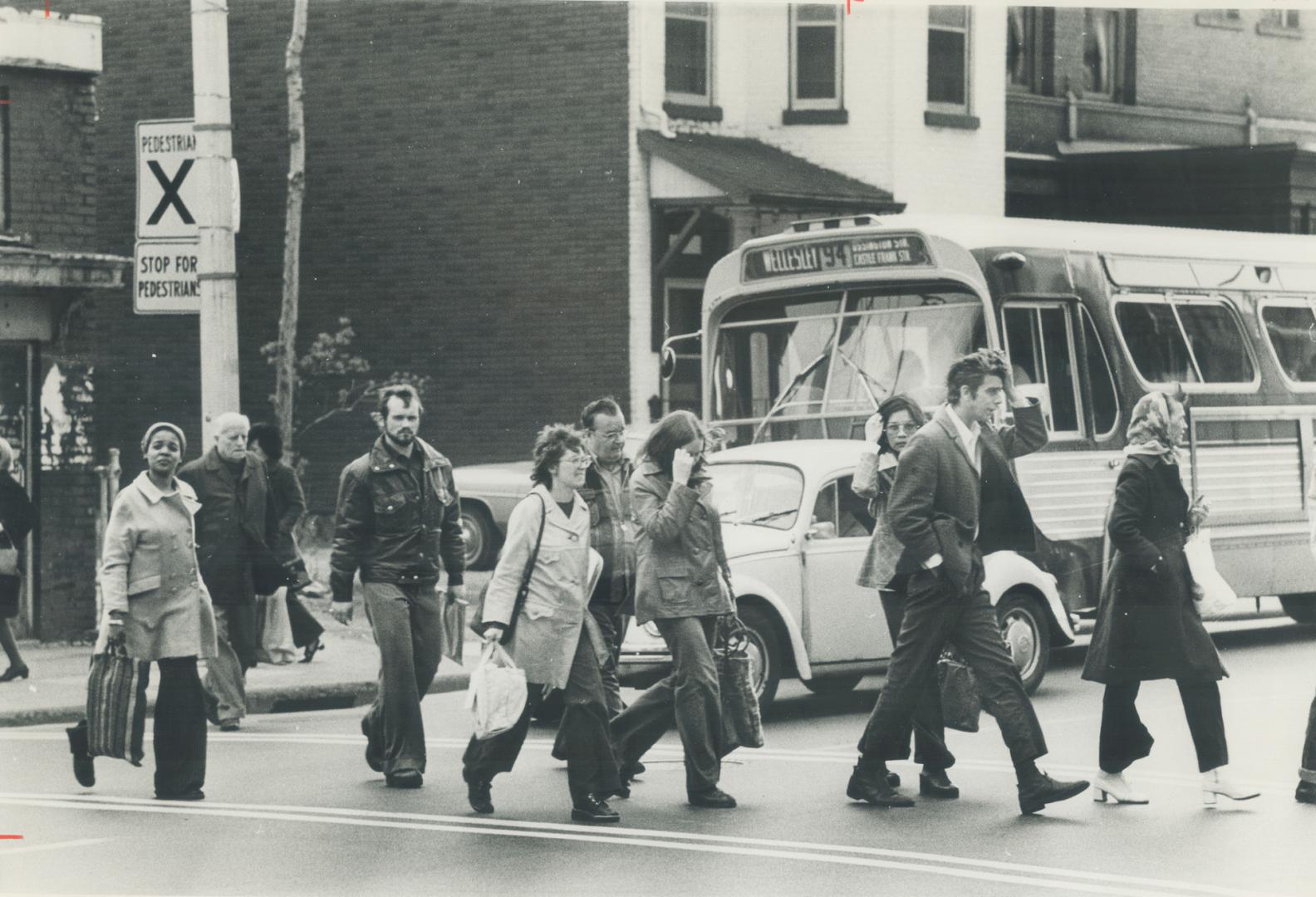 Canada - Ontario - Toronto - Traffic - Crosswalks - 1959 - 1 of 2 Files