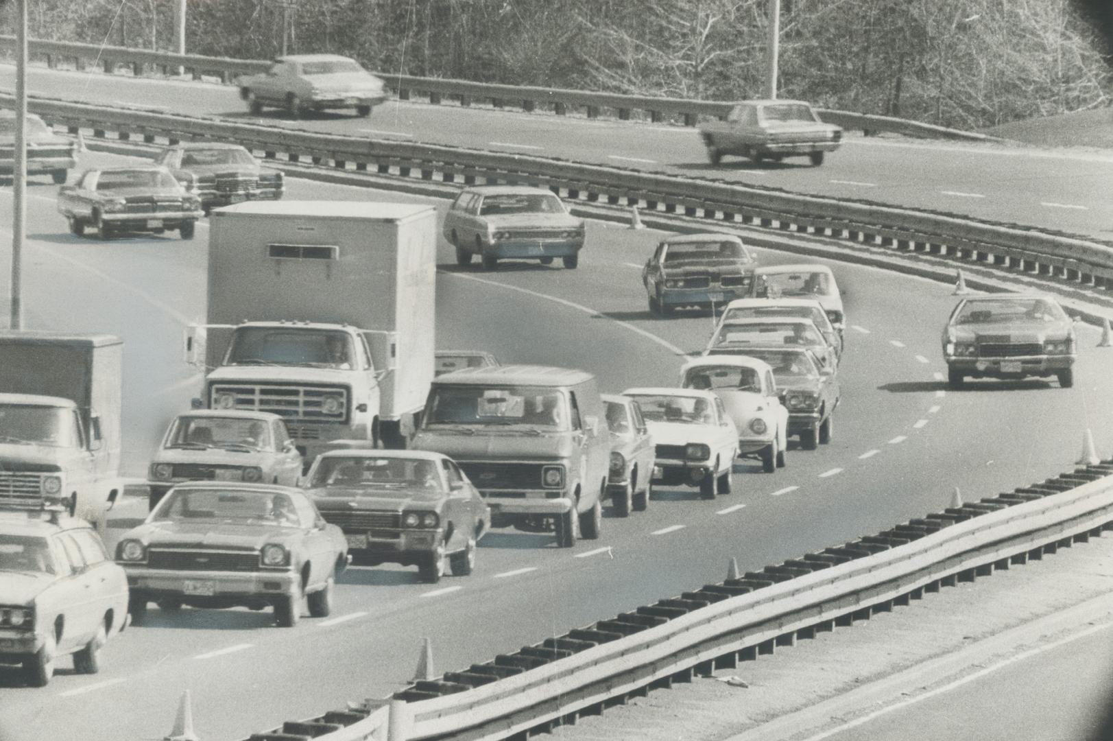 Don Valley parkway already is jammed at hours, and Metro Chairman Albert Campbell says an extension to Steeles Ave