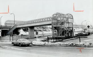 Two of the line's unusual stations: Spadina (left) and Yorkdale