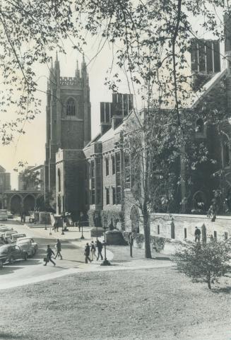 Hart House, a beautiful building intended to house great debates and lofty ideals celebrates its 50th anniversary as a groevy place to crash out when your've been cramming, according to a student