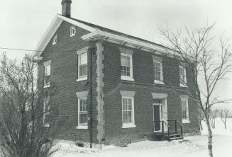 Now a studio for York University art students, the Stong Farmhouse at Keele St