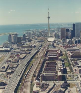 Image shows an aerial view of the Harbour.