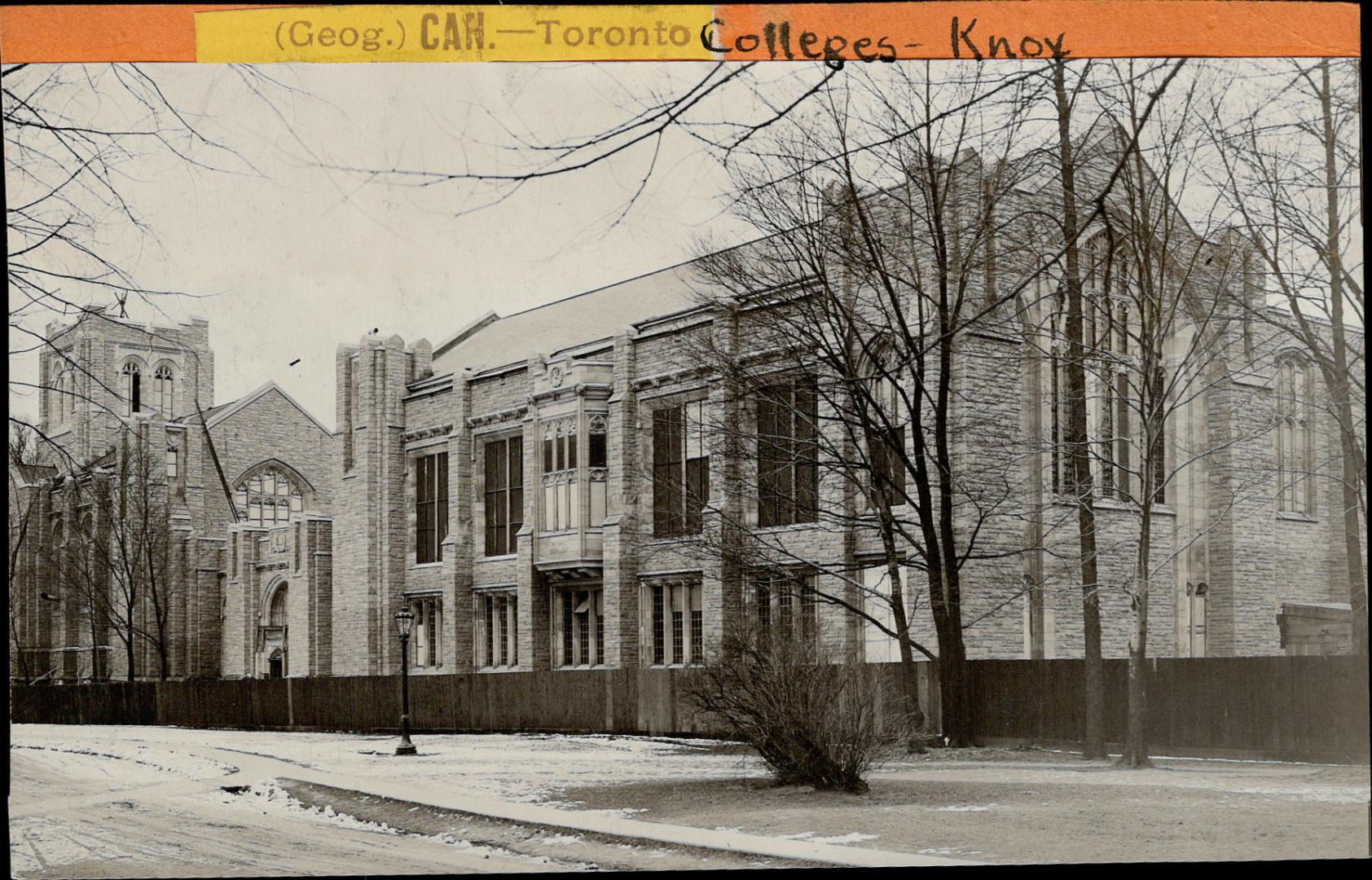 Knox College from the Campus