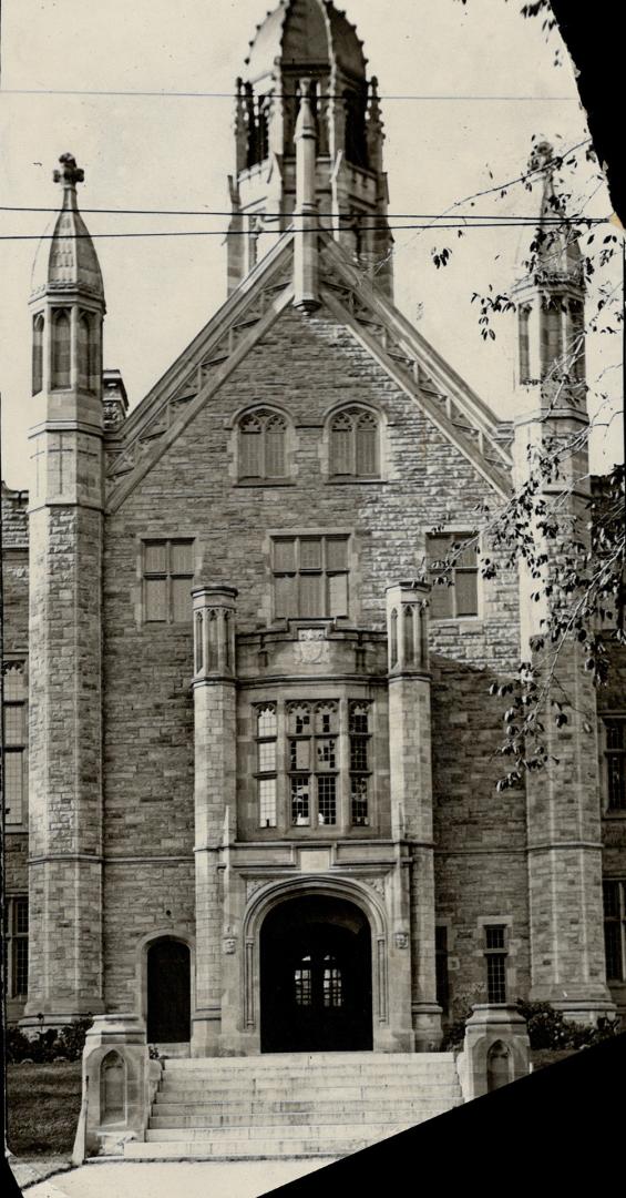 The recently-opened main the new Trinity College, Toronto