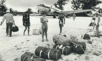 Leaving Normans Cay By DC-3 For Nassau