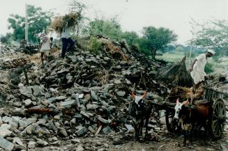 Collecting belongings out of House in Talani