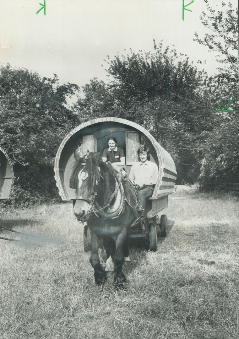 Horse-drawn caravans offer another way-of enjoying the lifestyle of the Irish countryside