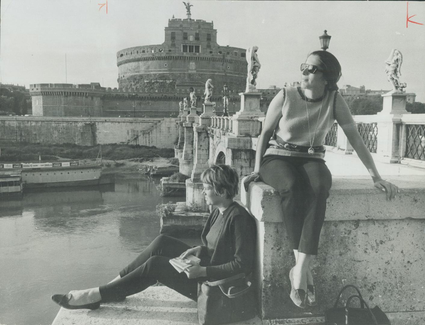 Everywhere Tourists turn there are relics of the past such as the Castel Sant' Angelo