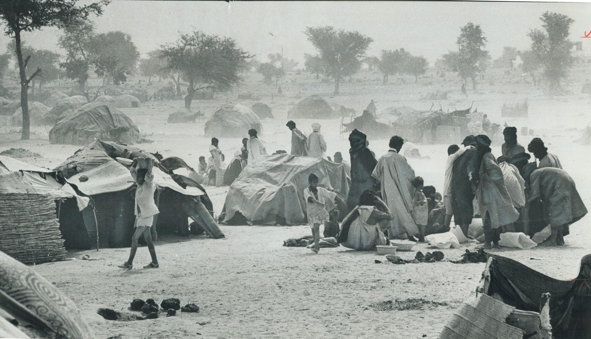 Tuareg Nomads, their herds destroyed by six years of drought, are among the worst-off of the refugees in the Sahel