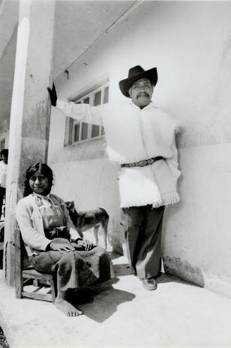 Chamula leader Domingo Lopex Angel, below, organized hunger strikes to protest mistreatment of prisoners in Cerro Hueco prison