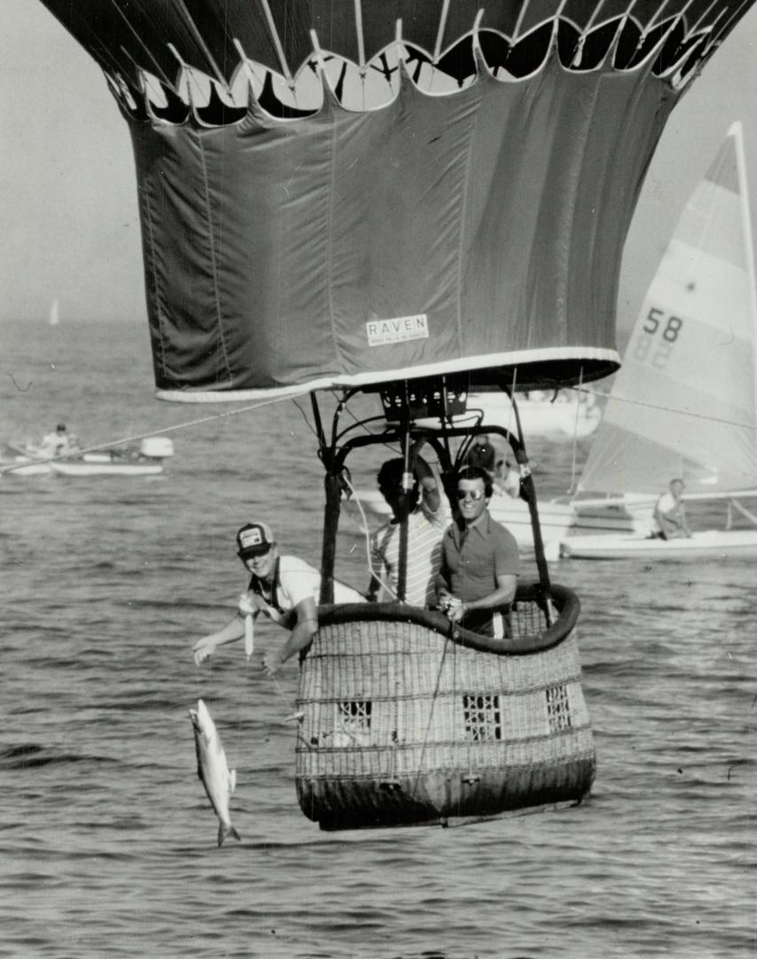 Salmon Hunt takes to the air Don McDonnell, skipper of the Star's salmon [Incomplete]