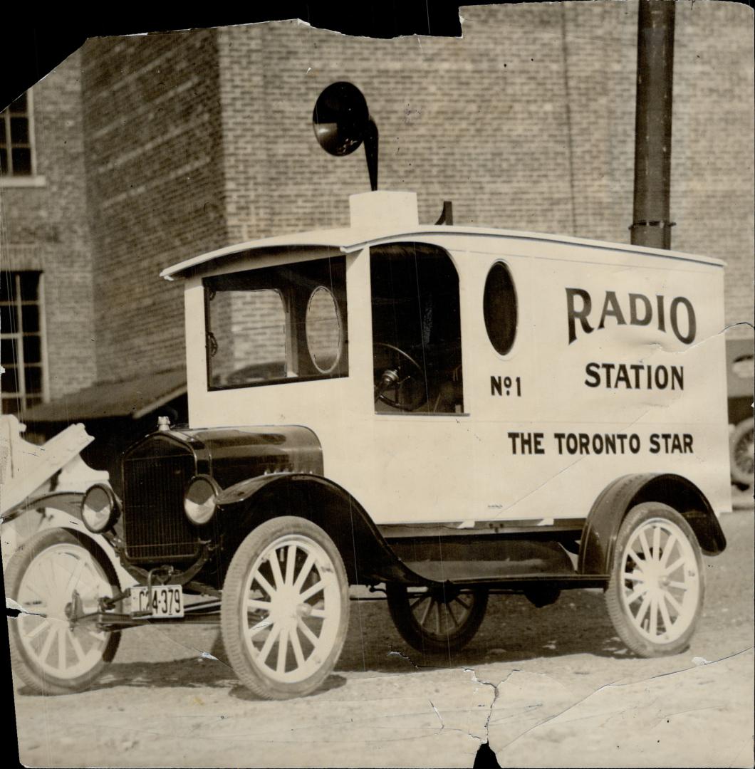 Star Radio Car at Bowmanville Fair, Bowmanville had good weather Wednesday for the last day of its fair, and the spacious grounds were crowded