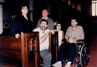 From Left: Elham, Faten (Sitting) Nadim (Standing), Anwar 6 Jamal