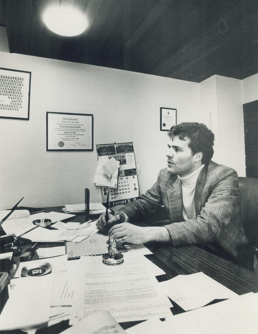 Bill Ballard at Maple Leaf Gardens