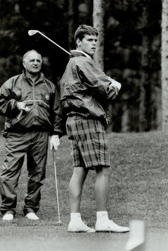 Bobby Baun with Felix Potvin