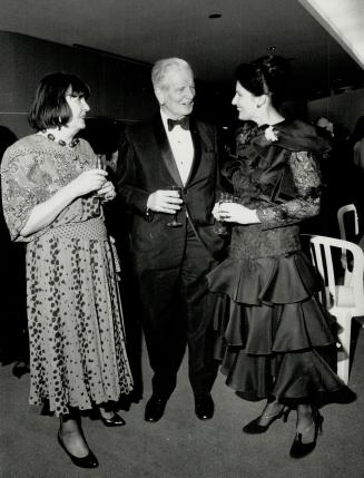 Centre photo, from left to right, Christine and Dr. Calude Bissell and gala chairperson Virginia Solomon