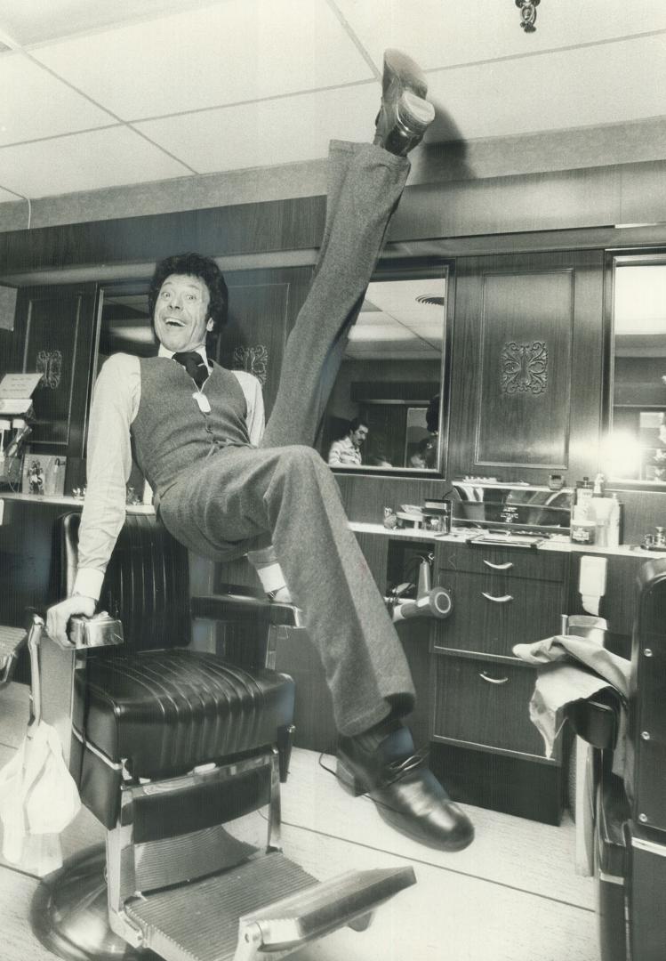 Agile song-and-dance man Lionel Blair this week high-stepped his way into Toronto and a photo-session at a Richmond St