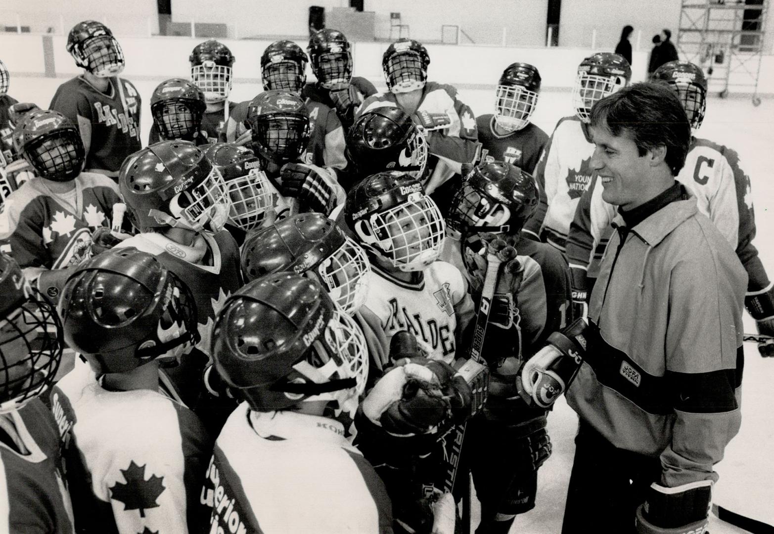 Helping the kids: Retired New York Islanders star Mike Bossy thinks there is too much violence in hockey and is doing something to reduce it