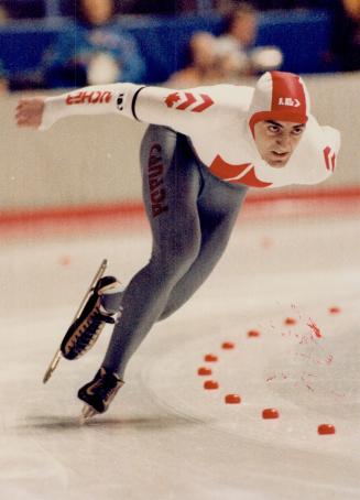 Boucher in 1500 meter race