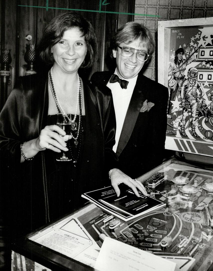 Toronto Designer Marilyn Brooks with her husband Kennedy Cole were among the many guests at the Shawction