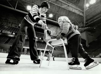 Leafs' Jerry Butler And Son