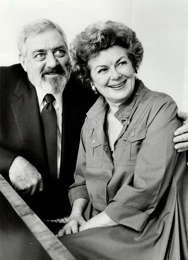 Perry Mason returns: Raymond Burr and Barbara Hale, above, on the set of the original Perry Mason series in 1963, and below, during filming of their new movie in Toronto