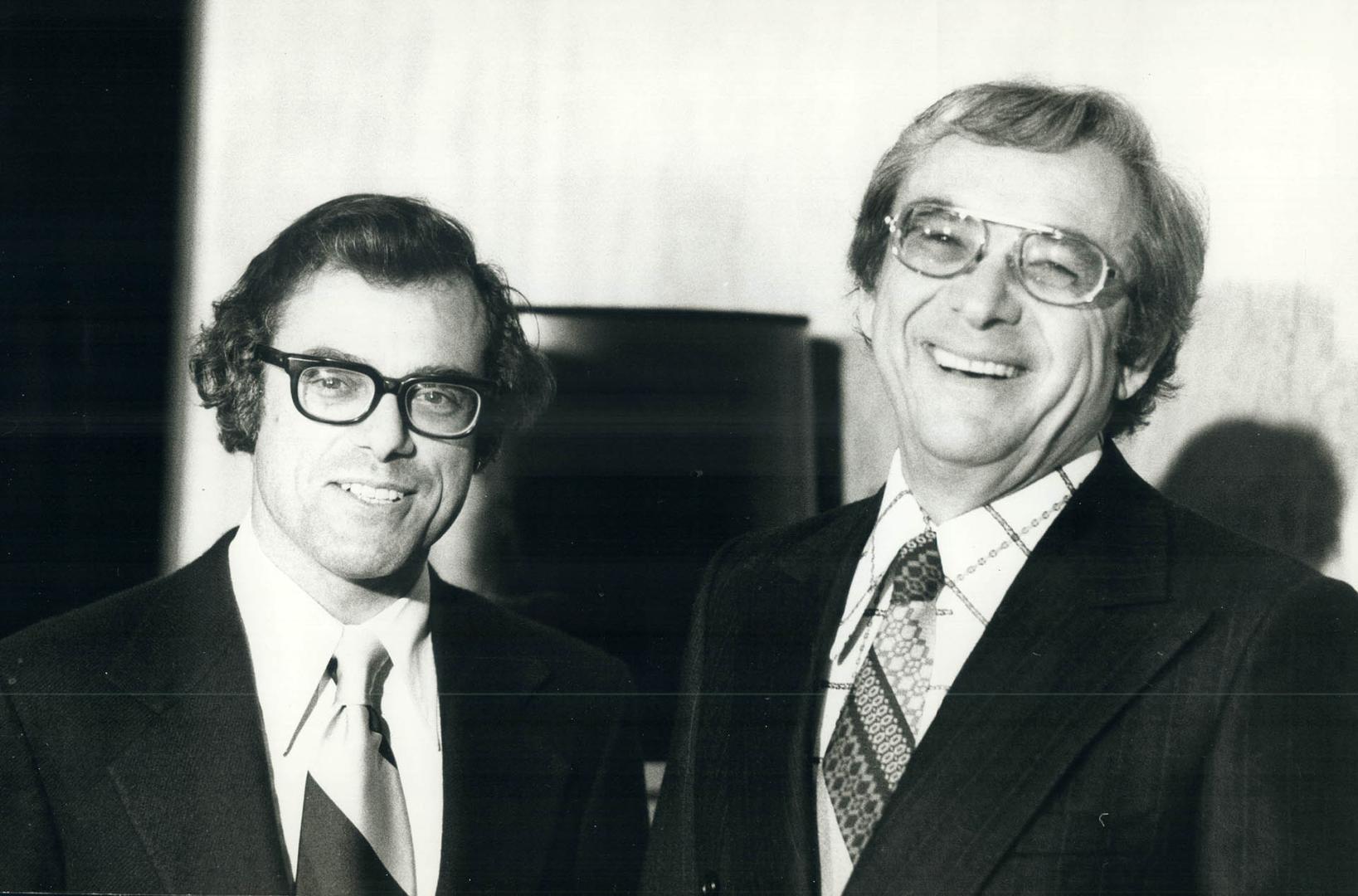 TV Producer David Dortort (toller fellow) and filmaker Frank Capra Jr