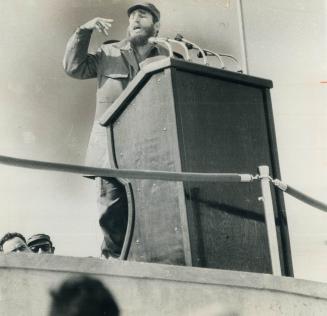 Castro at 10th Anniversary Rally