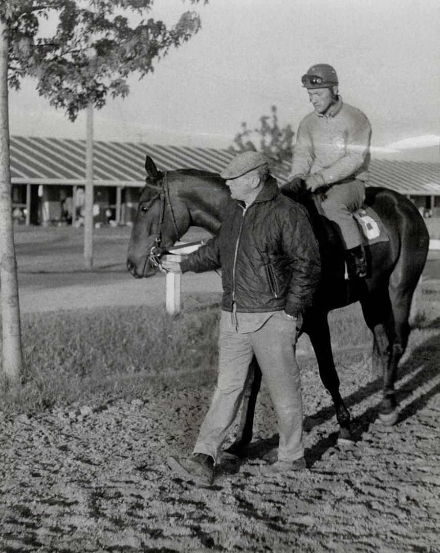 Welcome back lou. Trainer Lou Cavalaris got bright sunshine and hearty welcomes from humans and horses at Woodbine this morning when he returned to th(...)