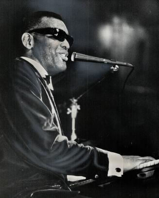 Ray Charles. At Massey Hall last night