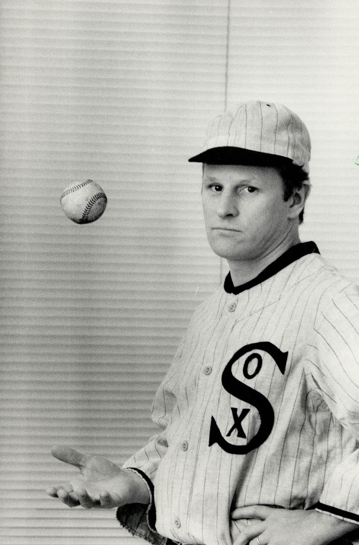 Play ball: Gordon Clapp co-stars with Charlie Sheen and John Cusack in Eight Men Out, the story of the 1919 World Series in which eight players conspired to throw the championship