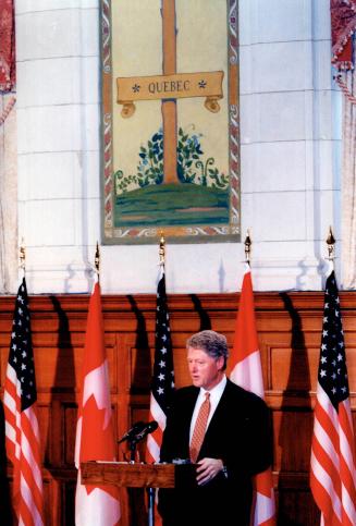 Clinton, Bill (visit to Canada 1995)