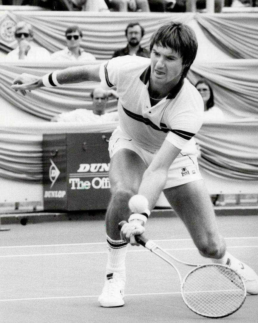 Connors, Jimmy (Tennis - action shots 1980 - 1982)