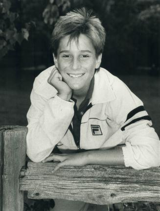 Already a veteran: Here's Christopher Crabb, 13, who plays Jonah Roberts on the CBC show Danger Bay and has had the acting bug since he did a toothpaste commercial on TV at the age of 8