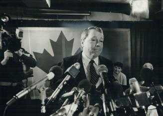 In and out: Brian Mulroney, left, is still on the sidelines, while David Crombie is in the Tory race