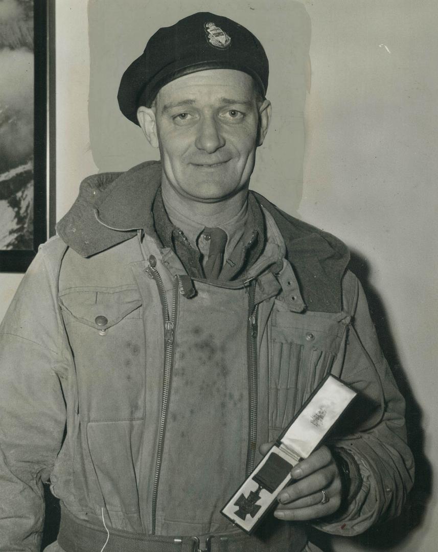 Seventh V.C. winner, Lieut.-Col. David Currie of Moose Jaw and Owen Sound