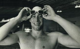 Victor Davis. Canada's fastest and one of the world's best swimmers doesn't like getting wet. But the 'bad boy' is in the pool to be a winner