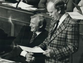 Bill Davis (l) with (r) Frank Miller