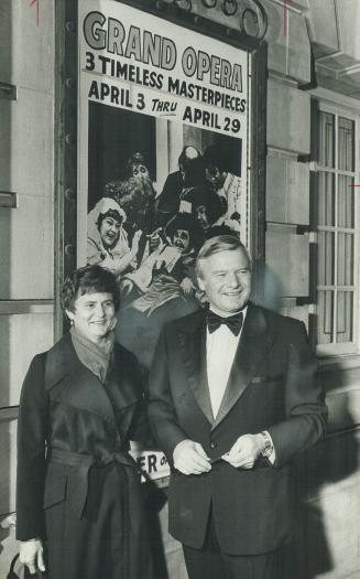 Premier William Davis and his wife, Kathy, were among the 600 guests