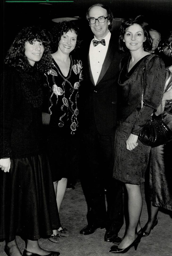 Attending the event were from left, Melanie Morassutti, Norma Morassutti, Angelo Del Zotto and Carol Del Zotto