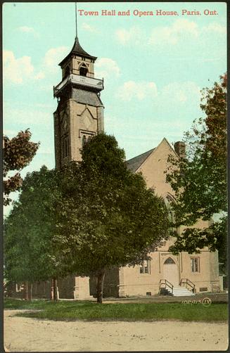 Town Hall and Opera House, Paris, Ontario