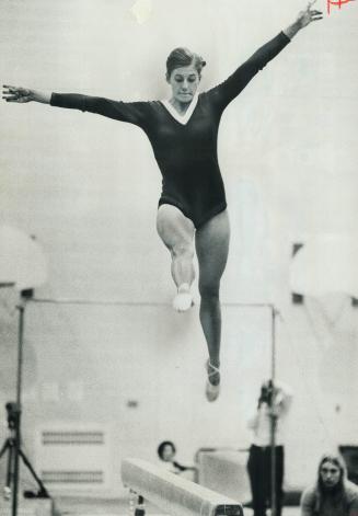 Jennifer Diachun won four events in Ontario Universities Athletic Association women's gymnastic meet Saturday