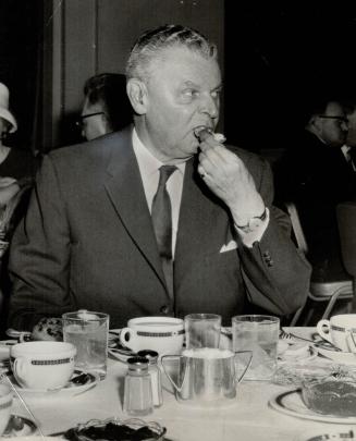 John Diefenbaker. Enjoy breakfast bun