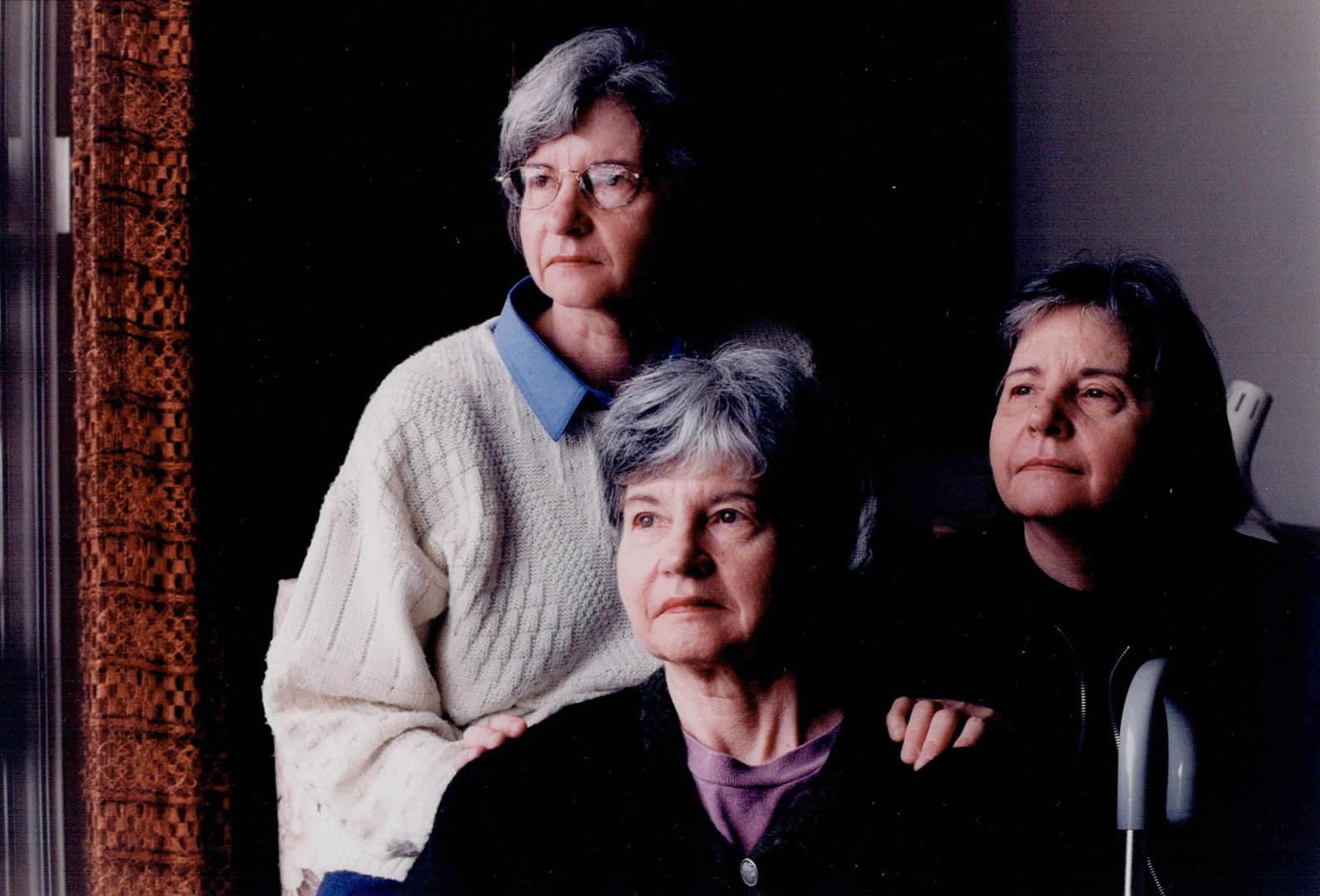 Yvonne (back), Annette (front left) and Cecile