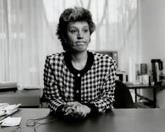 Grim News: A devastated Betty Disero sits in her city hall office yesterday after learning her election to Toronto council last November was declared void